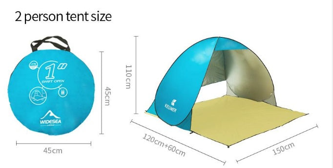 UV protection sunshade double automatic tent