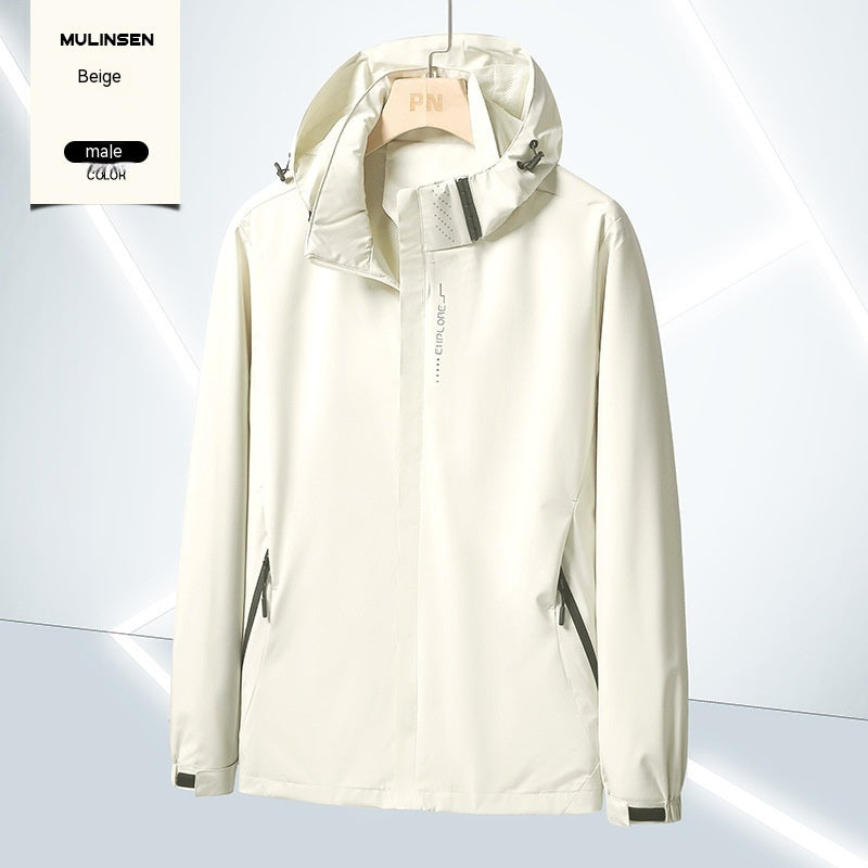 Men's And Women's Waterproof Windproof Jacket