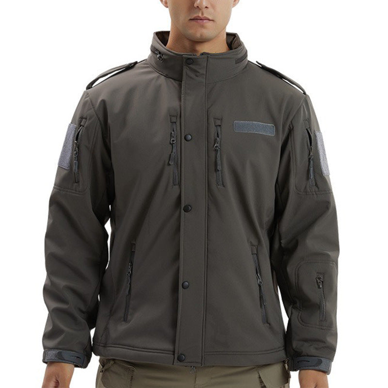 Men's Fleece Camouflage Waterproof Jacket