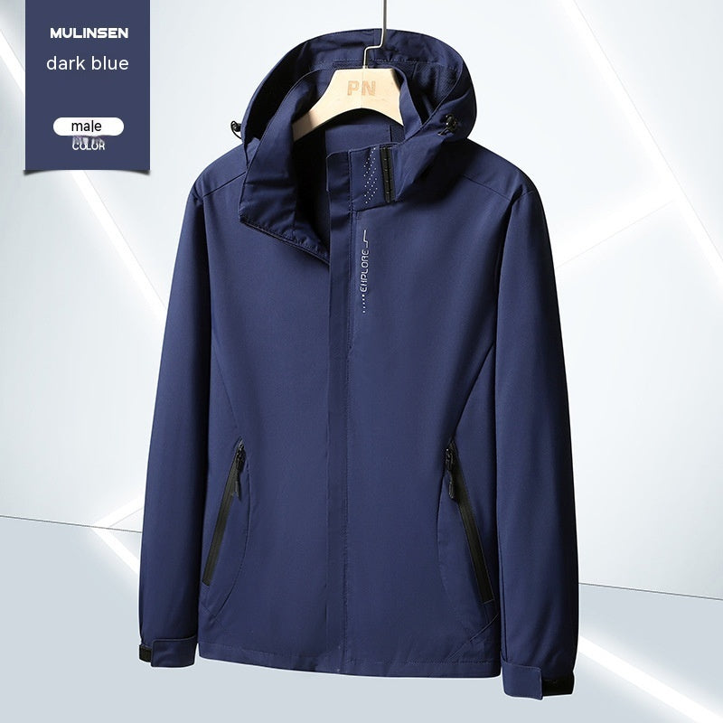 Men's And Women's Waterproof Windproof Jacket