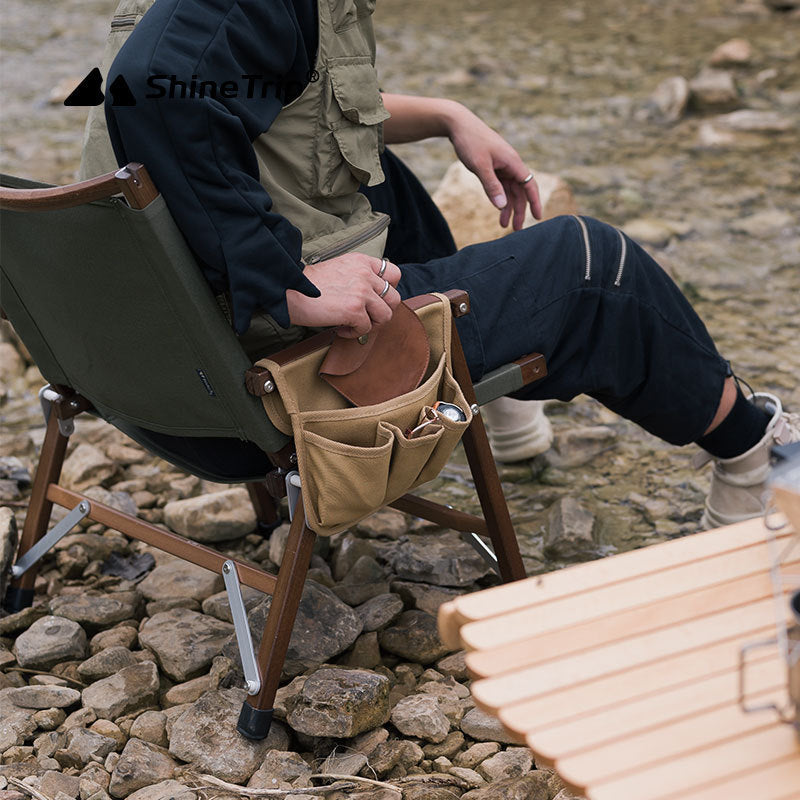 Outdoor Camping Chair Armrest Hanging Bag