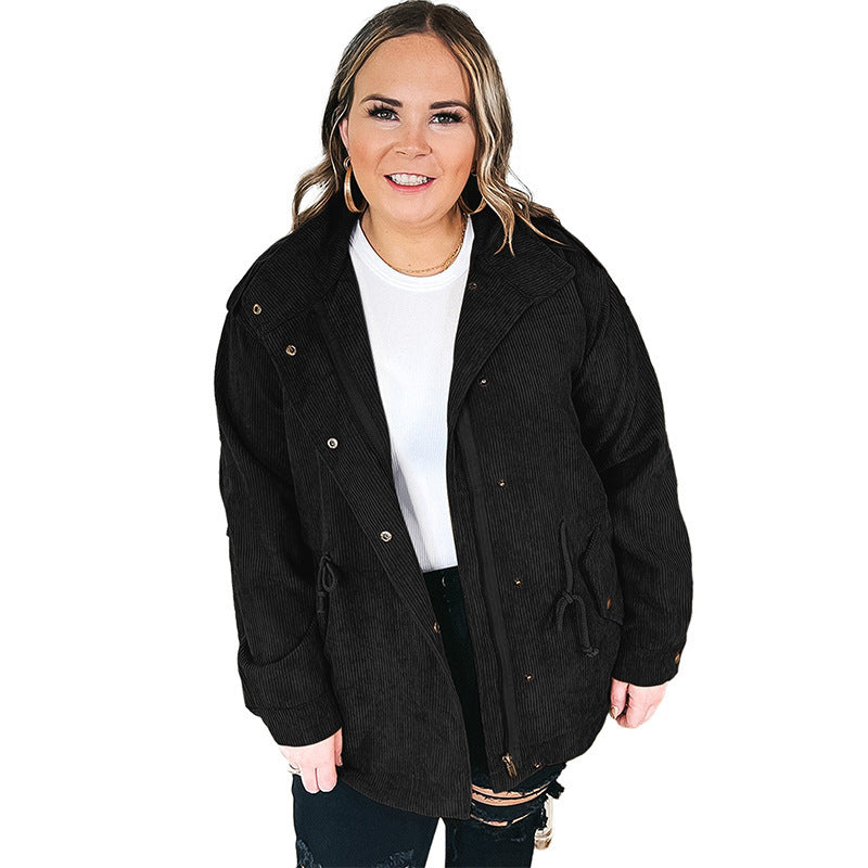 Plus Size Women's Jacket Coat Loose