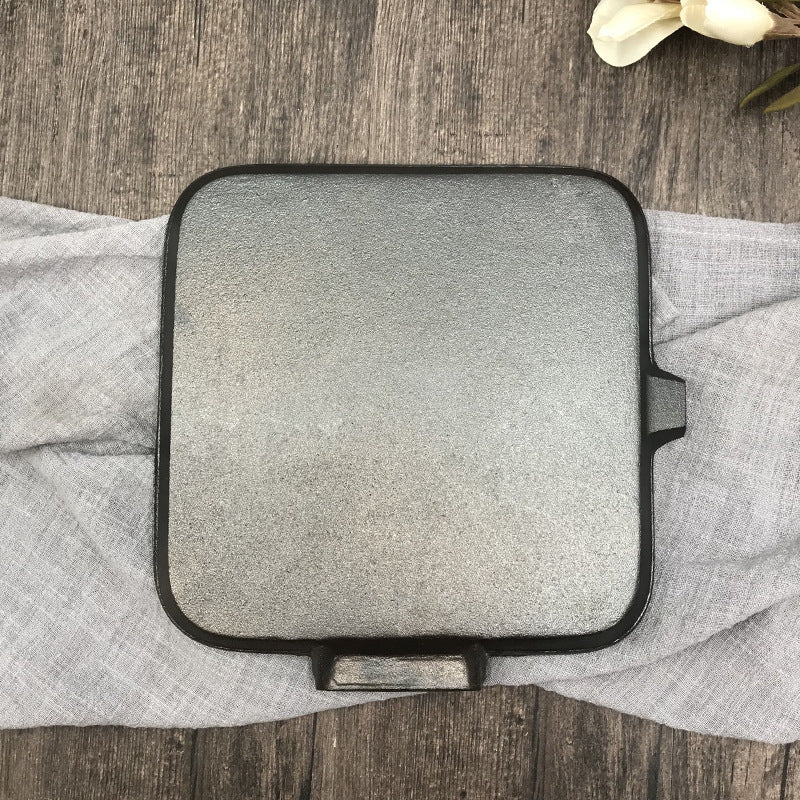 Camping Cookware Iron Steak Skillet Folding Pan