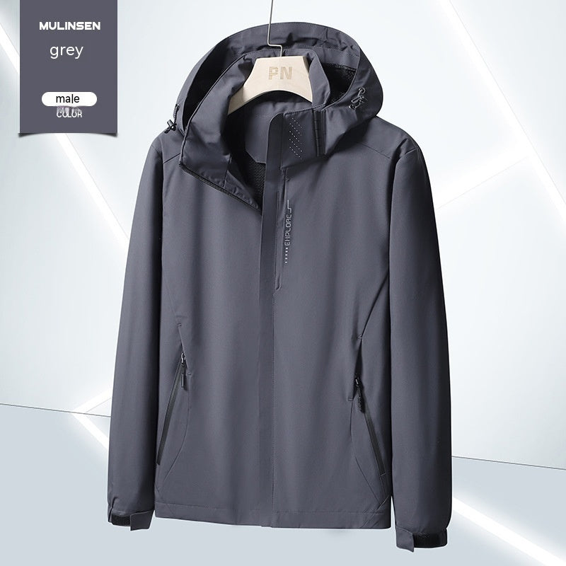 Men's And Women's Waterproof Windproof Jacket