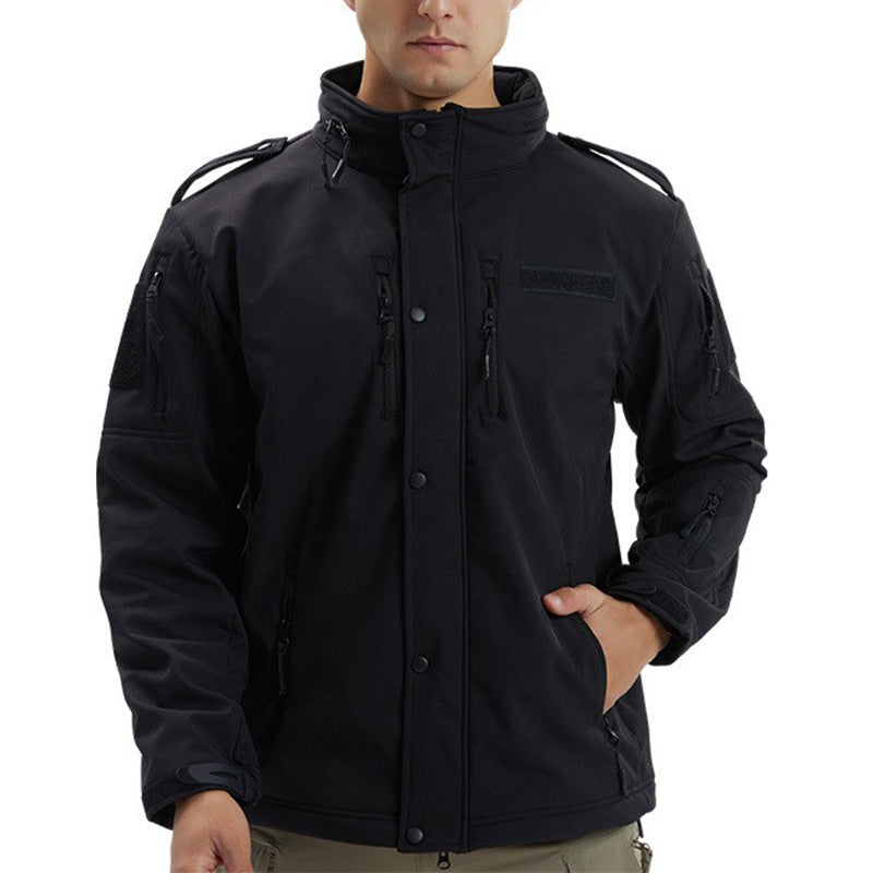 Men's Fleece Camouflage Waterproof Jacket
