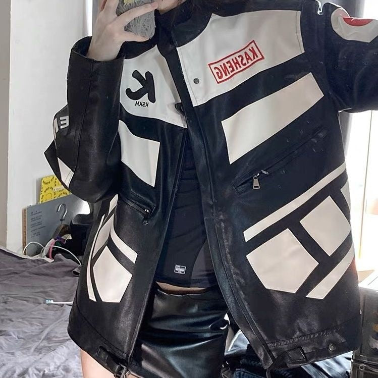 Black And White Baseball Jacket